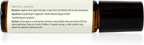 Miniatura 6 de Plant Therapy Aceite esencial de menta orgánico 100% puro, prediluido roll-on roll-on natural, para tensión del cuello, molestias musculares y
