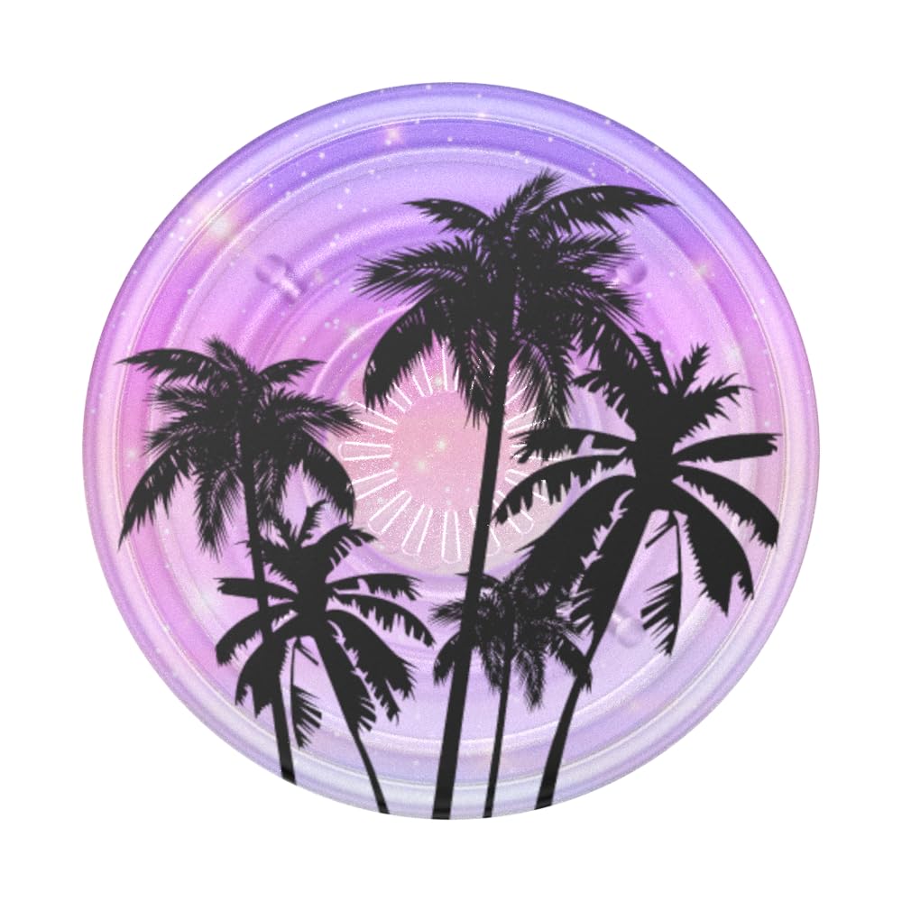 PopSockets : PopGrip Plant - Support et poignée extensible fabriqué avec des matériaux à base de plantes avec un dessus interchangeable pour smartphones et tablettes - Watermelon Aura