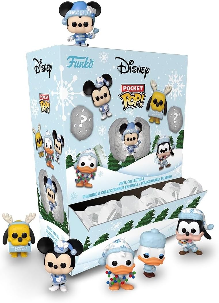 Funko Pocket POP! Snowball: Disney Holiday (One Random Pocket POP! Per Transaction)