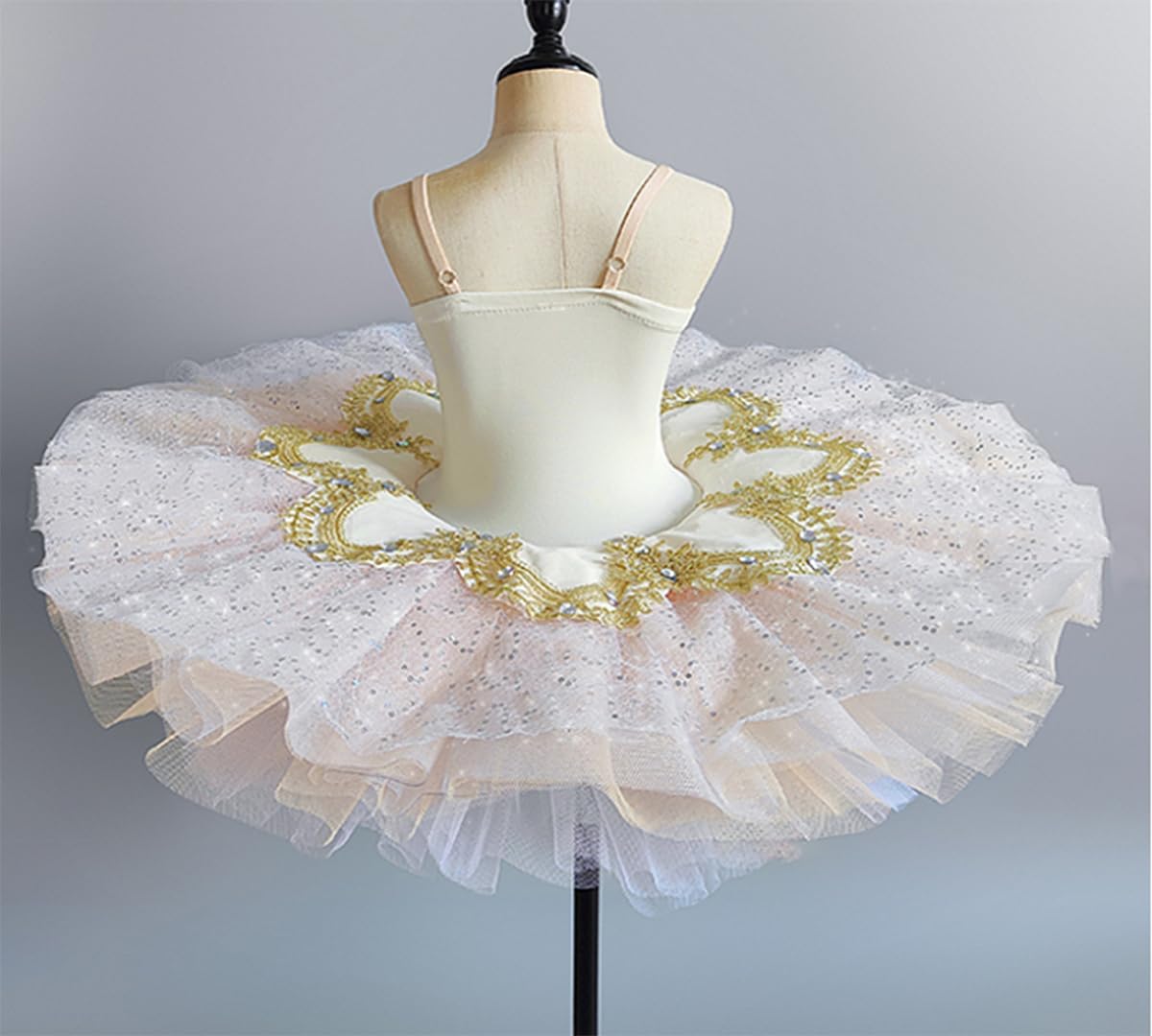 Tutú de Ballet para niñas, Disfraz de Princesa Bailarina, Elegante Vestido de tutú de Ballet, Leotardo con Falda para Danza