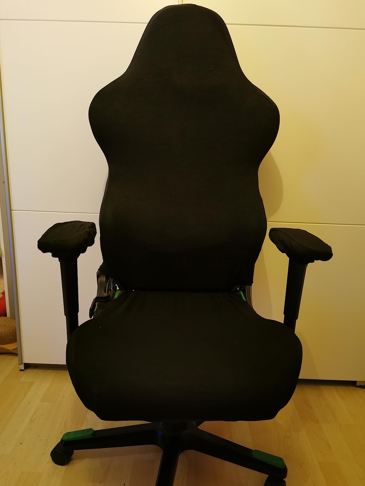 Highdi Gaming Stuhl Bezug, Jacquard Einfarbig Gamin Produktbild-Vorschau 2