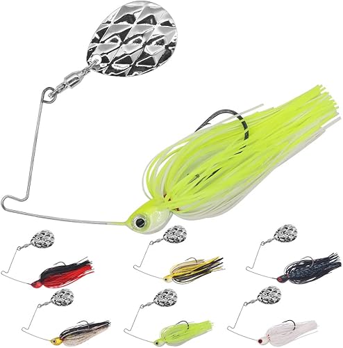 Mini-Spinner-Baits-para-Bass-Fishing-Lures-Colorado-Spinnerbait-Top-Water Fishing-Lures-Micro-Spinner-Smallmouth-Bass-Lure - Cebos duros de agua