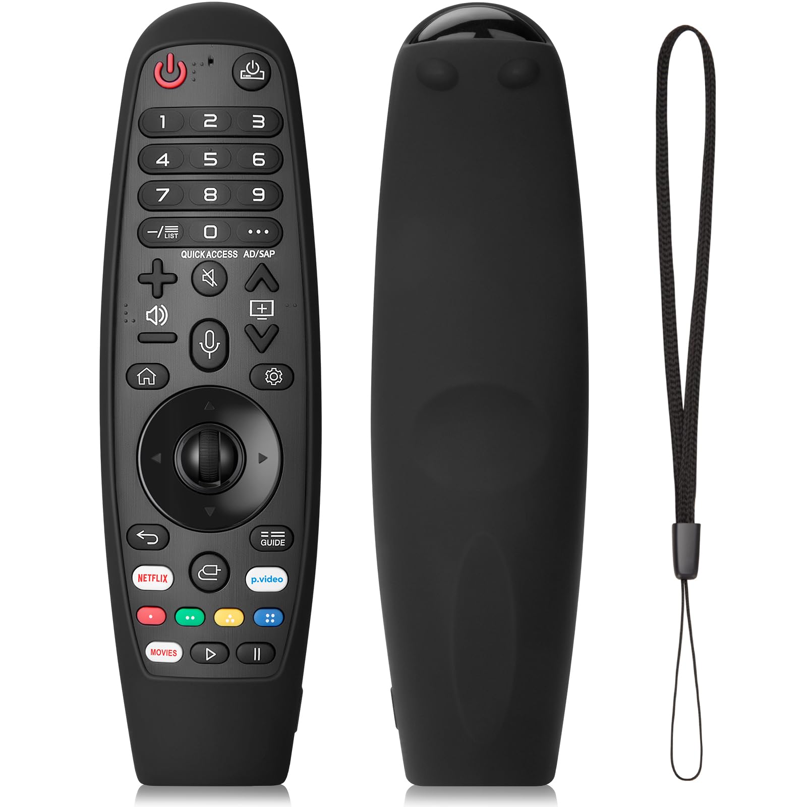 Custodia protettiva in silicone per telecomando LG TV AKB75855501 MR20GA, custodia per telecomando LG-Magic TV