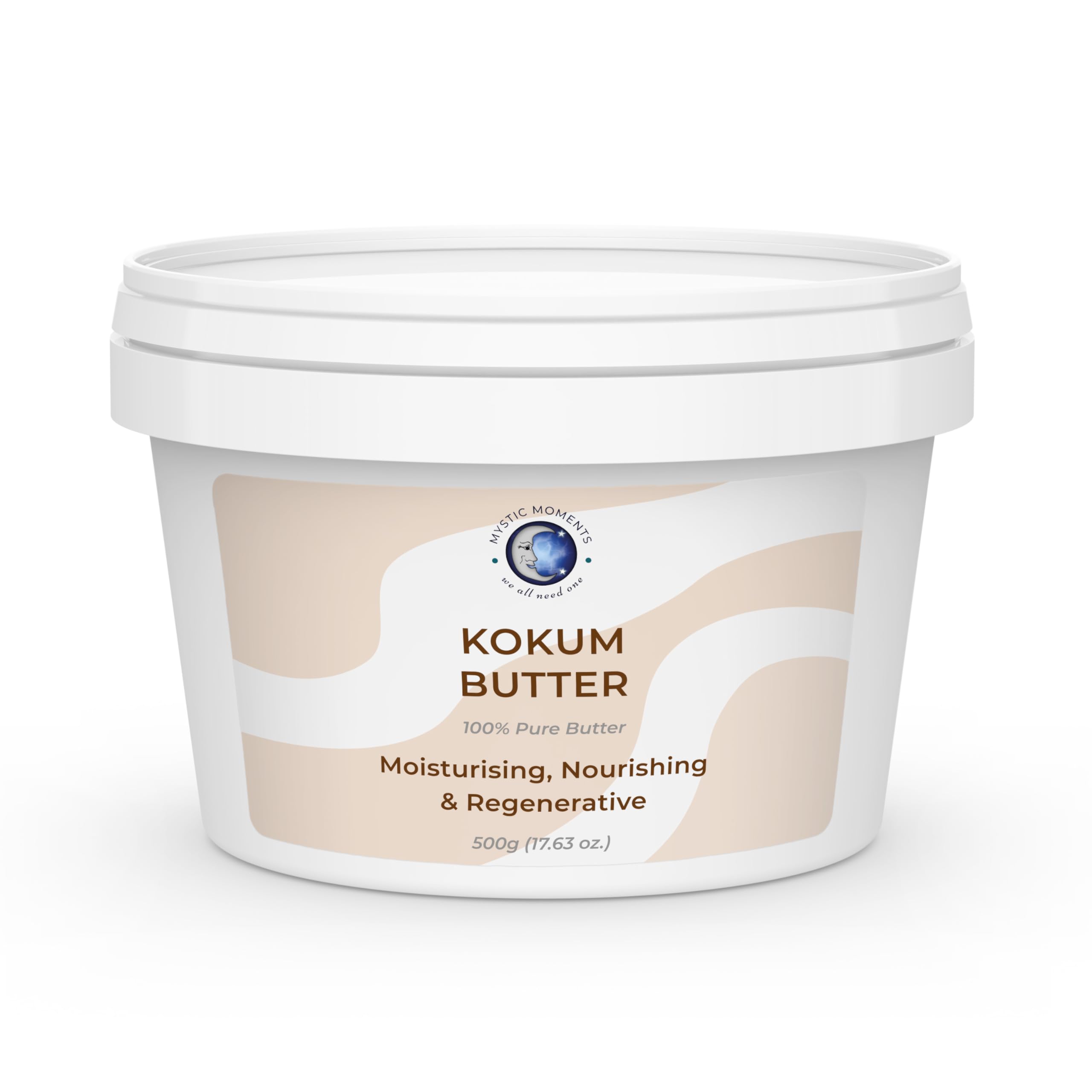 Mystic Moments White | Kokum Butter 500G - Pure & Natural Cosmetic Butters Vegan Gmo Free