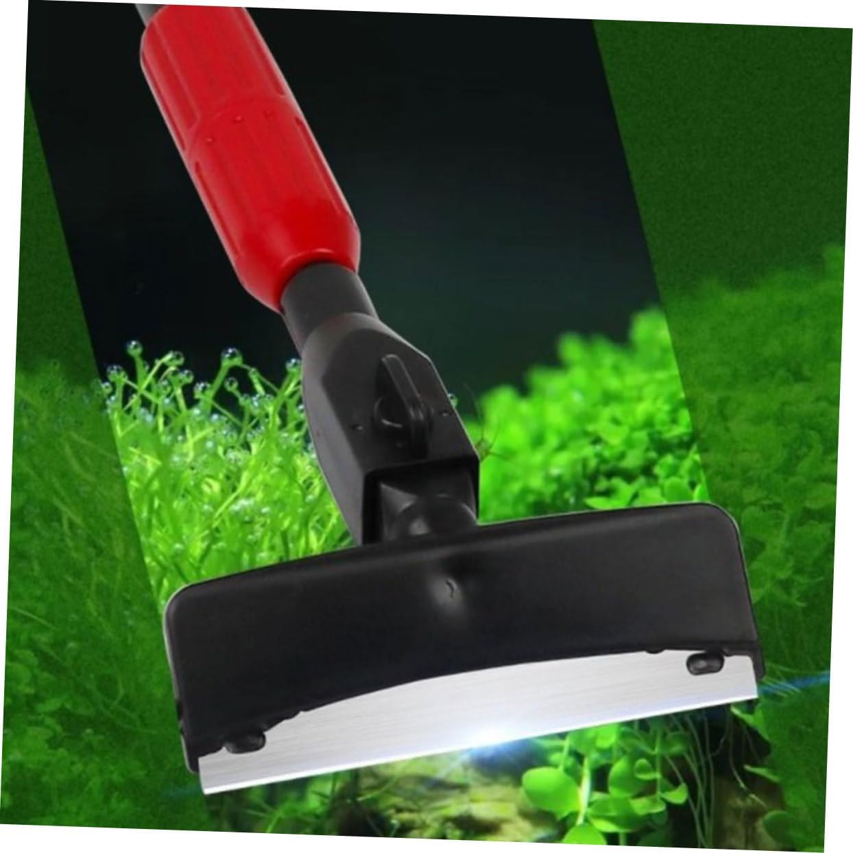 ORFOFE Aquarium Cleaning Kit 6-in-1 Tool Set Long Handle Brush Moss Scraper for Fish Tanks