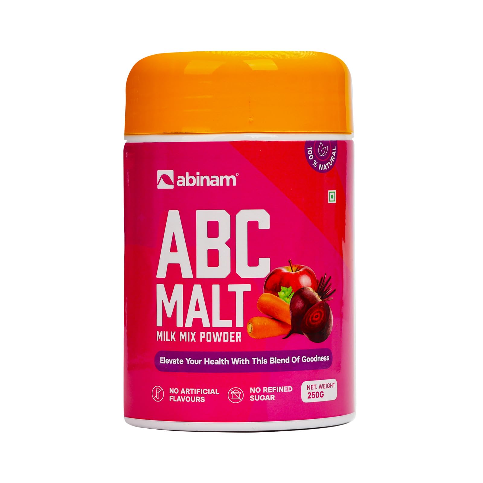 ABC Malt Health Drink Powder | Apple Beetroot Carrot Mix with Nuts | Natural Milk Mix | No Refined Sugar | Daily Nutrition Drink for Kids & Adults | 250g-image-23