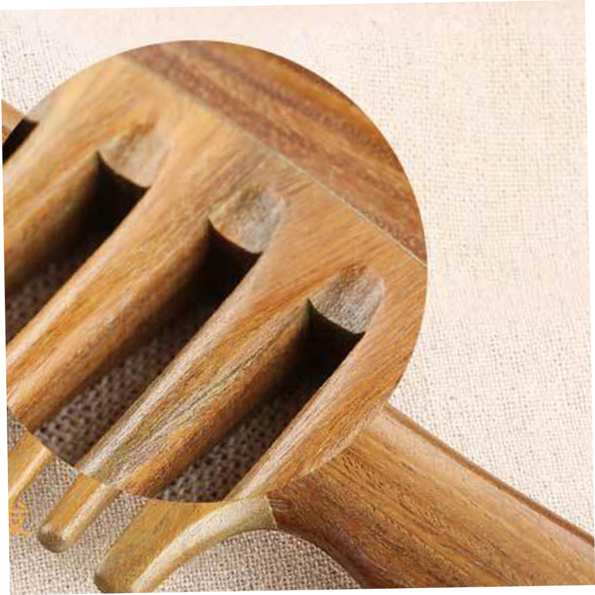 Beavorty Sandelholzkamm Mit Breiten Dichten Zinken Massagekamm Aus Sandelholz Natürlicher Haarkamm Für Entwirren Und Massieren Handlicher Holzkamm Für Haarpflege