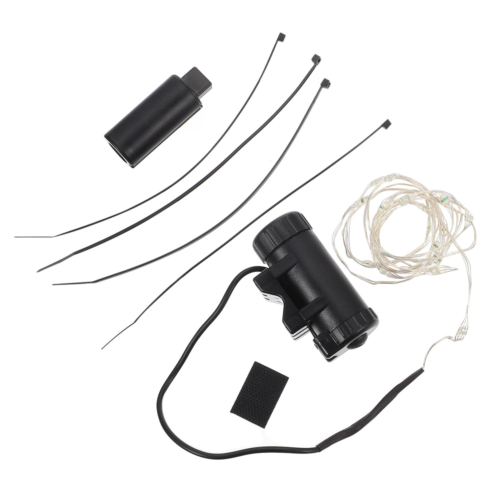 Yardwe Lumière De Pneu Réflecteurs Dirigé Rechargeable Cycle Scooter Signal Lumière De Rayon De Roue Feux De Roue De Vélo Lampe De Roue De Vélo LED Lumière De Roue Abdos Black
