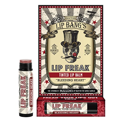 Doctor Lip Bang's BUZZING Lip Balm | Lip Freak| 100% All Natural | Cruelty Free | Tinted | Bleeding Heart