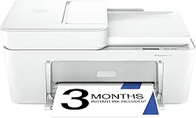 HP DeskJet 4255e Impressora a jato de tinta colorida sem fio, scanner, copiadora, melhor para casa
