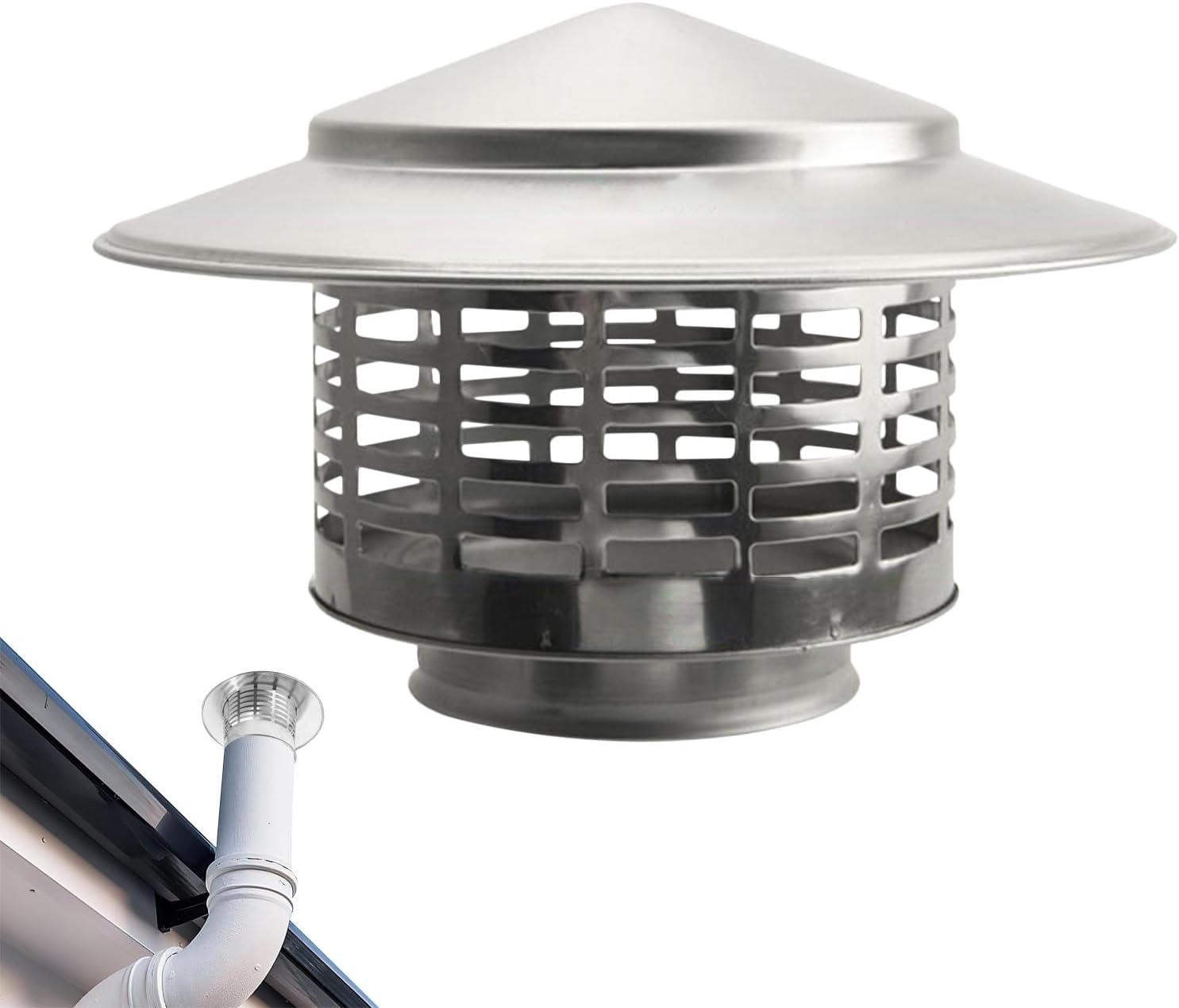 DIERI Chimney Cap, 75mm/2.95 Fireplace Chimney Caps