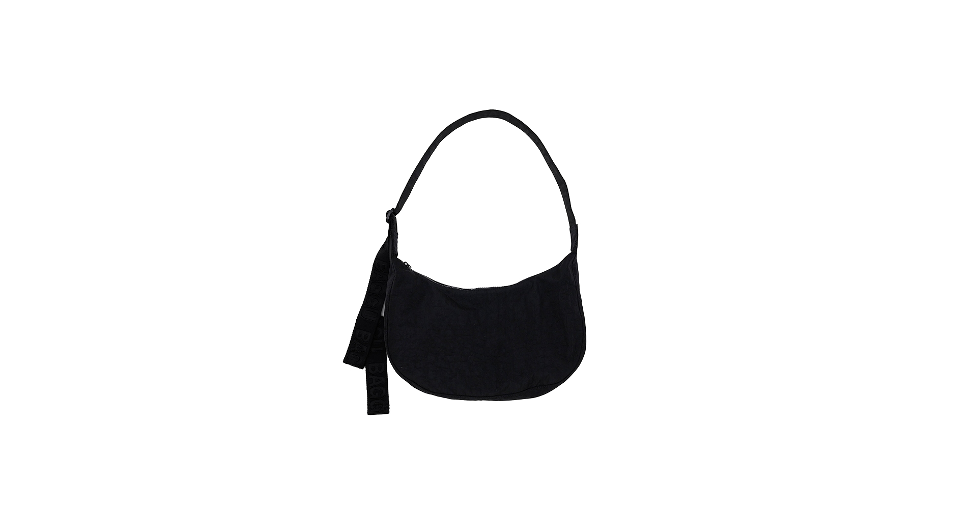 Amazon.com: BAGGU Medium Nylon Crescent Bag - Black