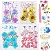 Jatidne Flores Secas para Resina Epoxi Accesorios Resina Multicolores Flores Prensadas para Resina, áLbumes de Recortes, Velas de Bricolaje, JoyeríA Colgante ArtesaníAs