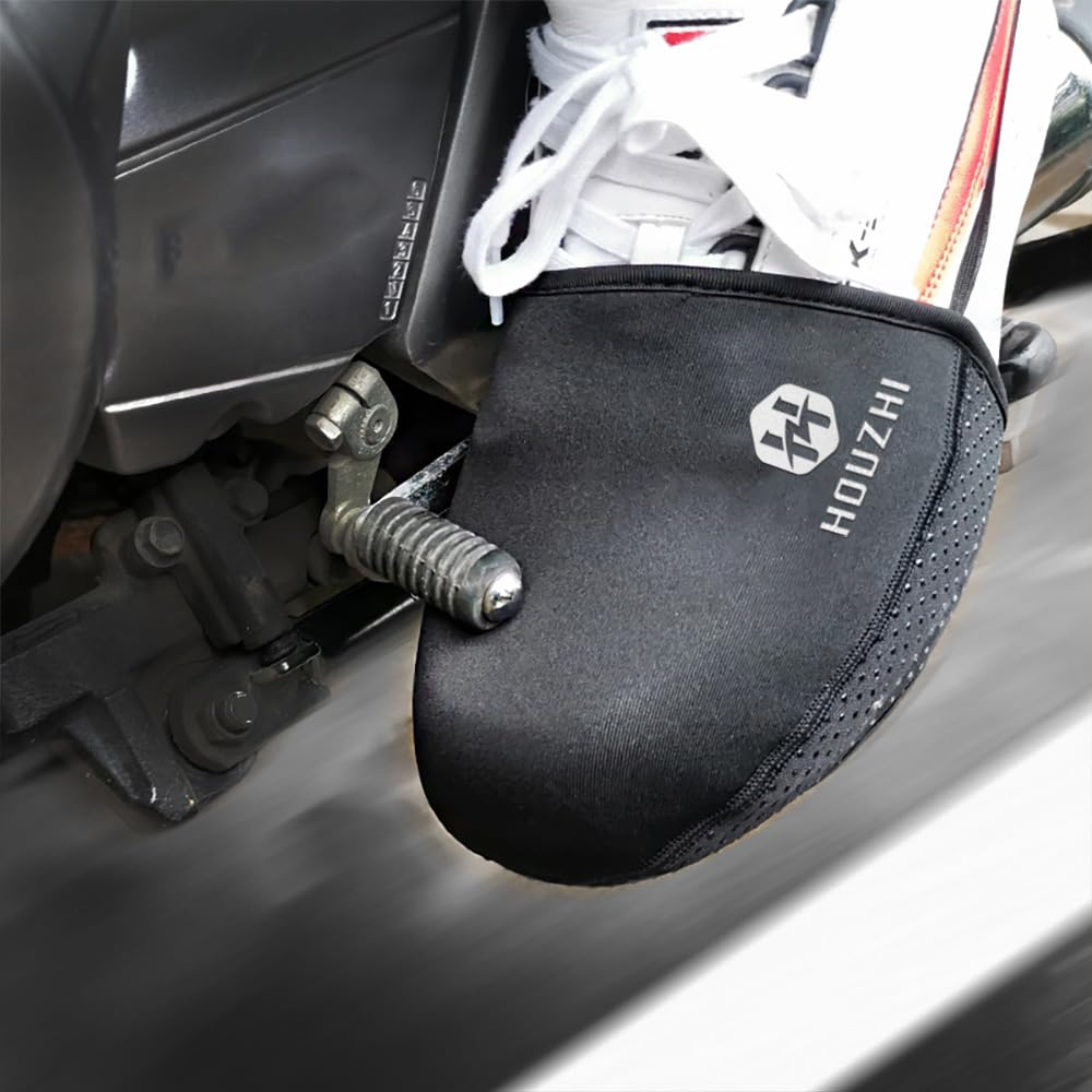 PENINSULA LOVE 1 PCS Motorcycle Shifter Shoe Protector Non-Slip Motorcycle Gear Shift Pad Adjustable Shift Boot Protector Black