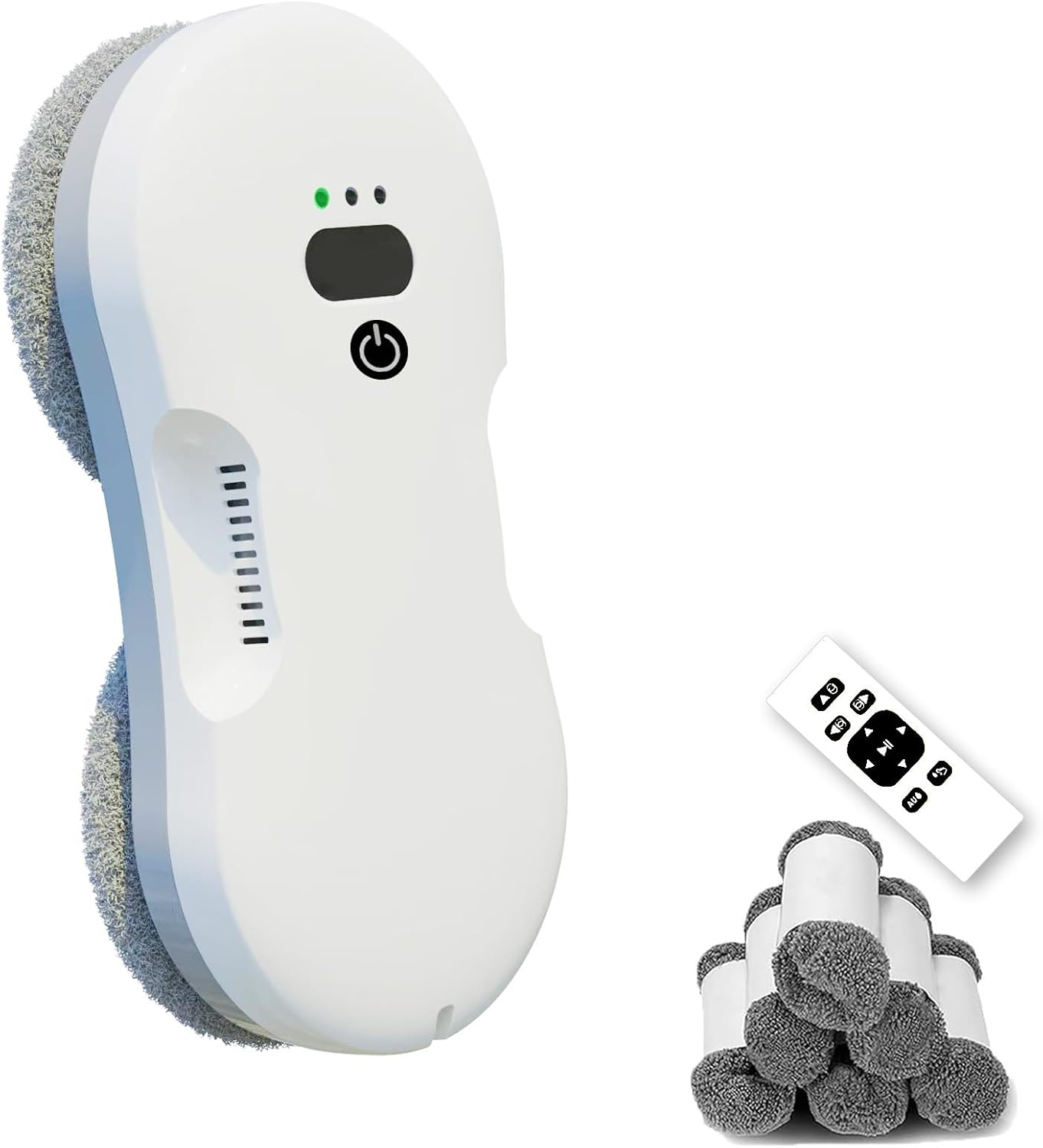 Window Cleaning Robot - Ultra Slim Window Cleaner Robot Equipped with Dual Water Sprays & Smart Edge Detection - Clean Vacuum for Interior/Exterior Floor to Ceiling Windows