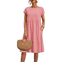 Nantdog Boho Linen Dress Women Maxi Summer Beach Desses 2025 Dressy Casual Vacation Loose Sundresses Plus Size Spring Outfits