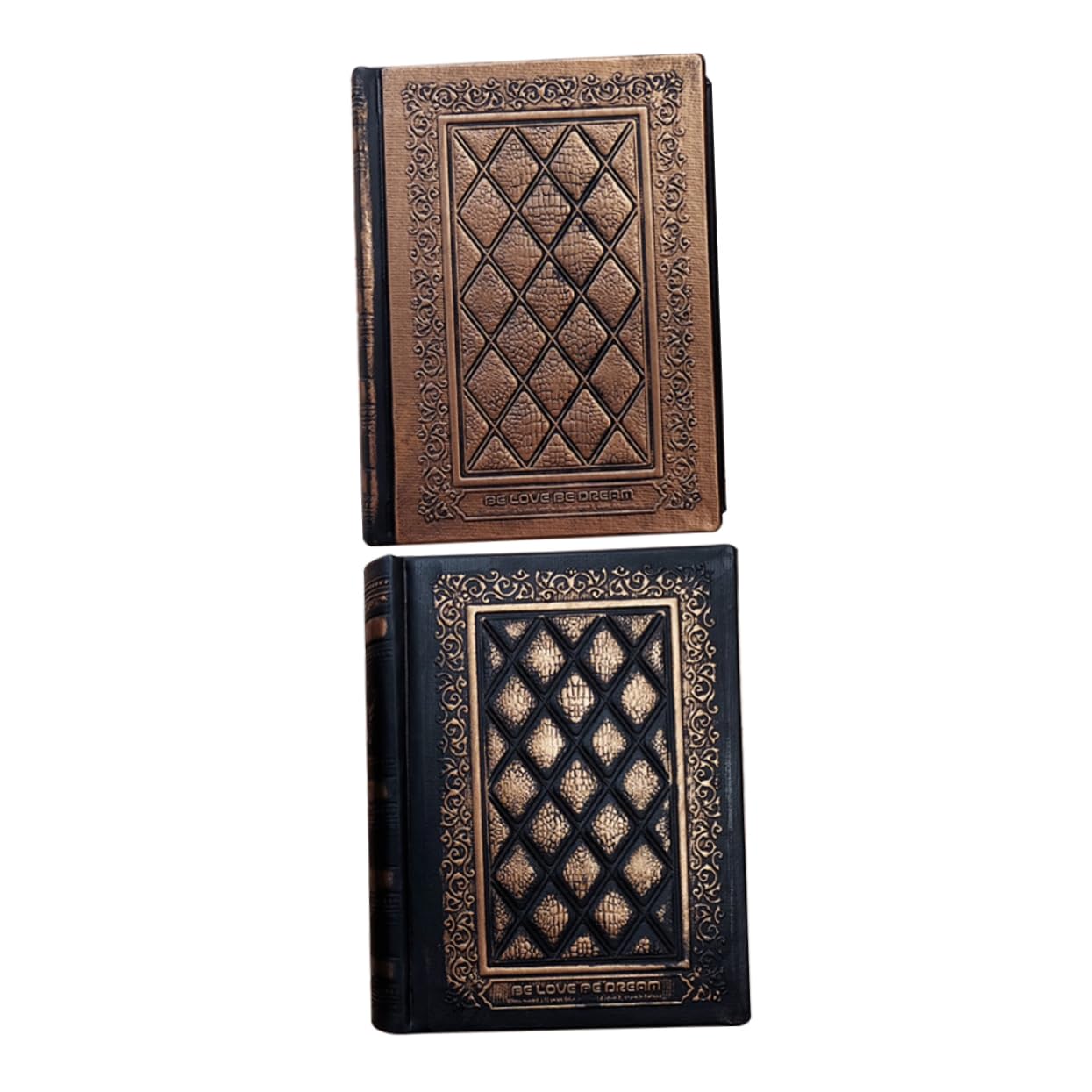 Lurrose Set Di Taccuini Vintage Di 2 Pezzi Quaderni Aziendali Diario Promemoria Per Professionisti E Studenti