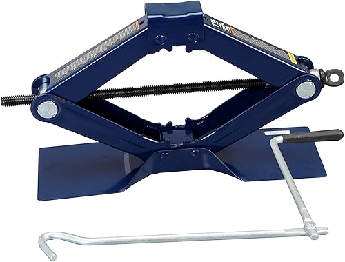 Miniatura 2 de TCE AT10152U Torin Steel Scissor Lift Jack Kit de coche, 1.5 toneladas (3,000 lb) de capacidad, azul