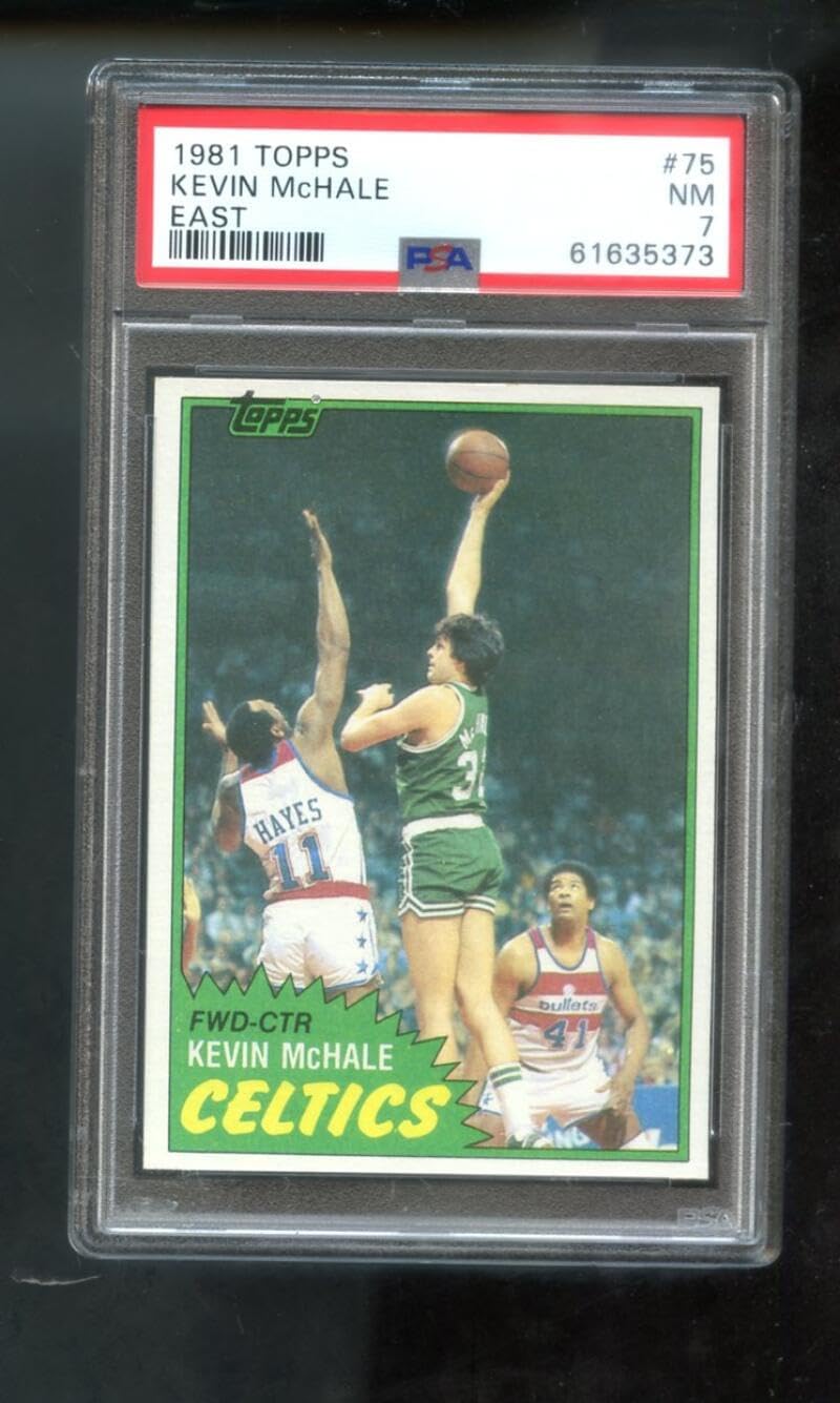 1981 Topps #75 Kevin Mchale ROOKIE RC PSA 7 Graded Basketball Card 1981-82 East