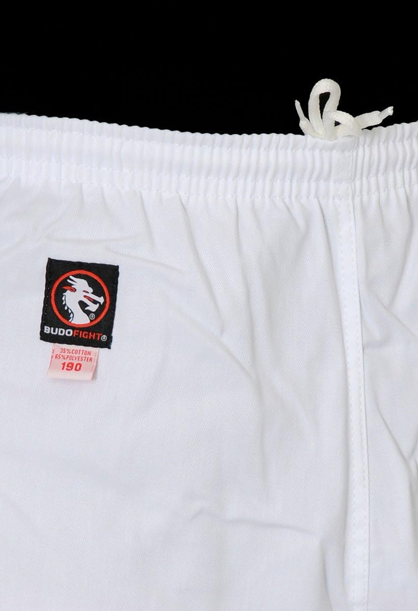 BUDOFIGHT Kimono de karaté Kobudo noir & blanc