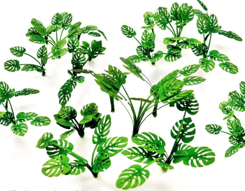 Greenstuff World GSWD-10368 Diorama Paper Plants Monstera Hobby Material