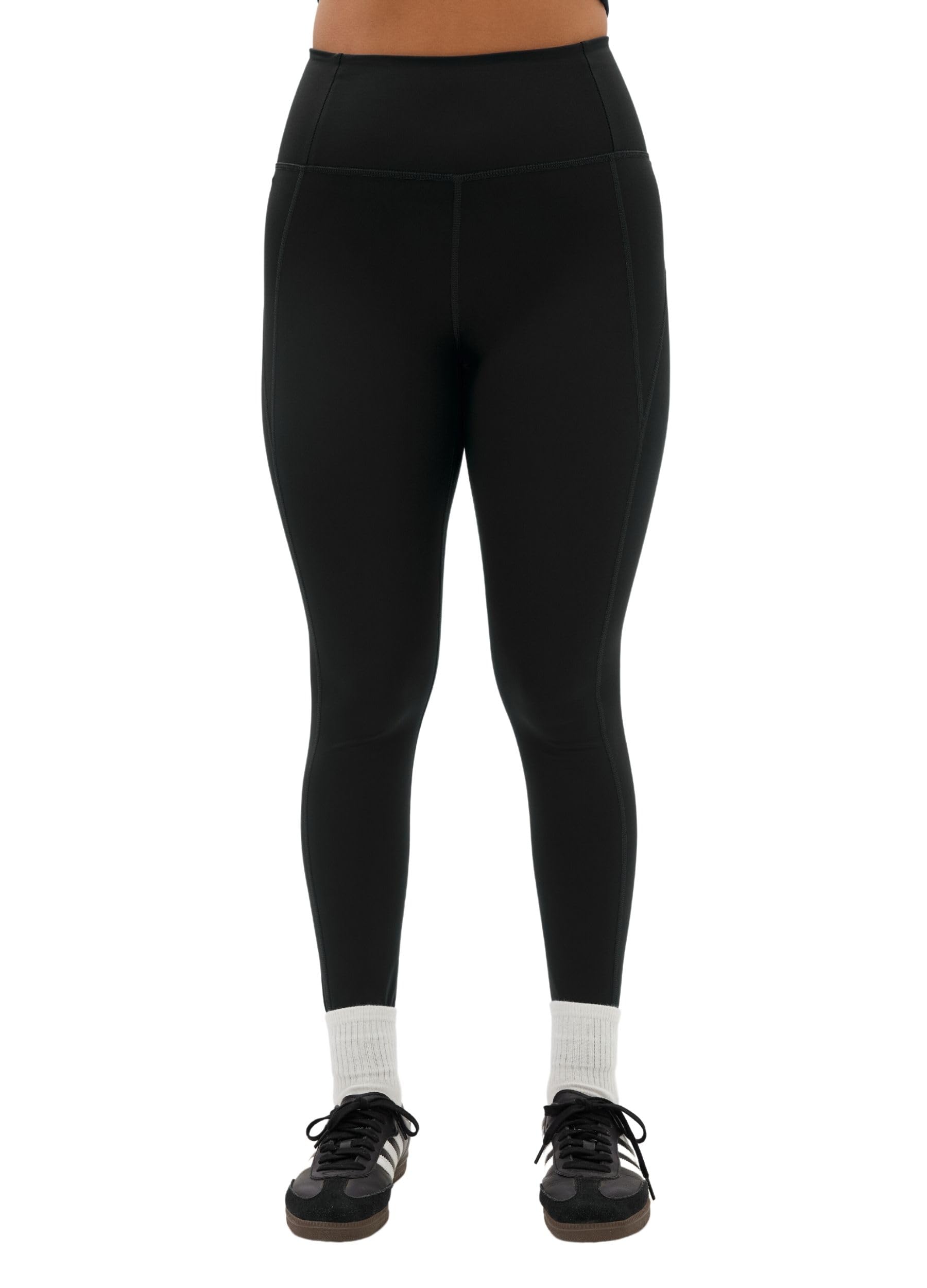 Girlfriend Collective Women's Compressive high-Rise Leggings, 7/8, Black, 4XL