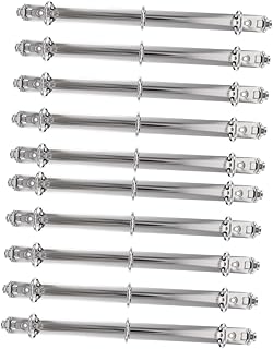 Tofficu 10 Peças Pasta Pente De Metal Encadernação Espinhos A5 Mecanismo De Notebook Substituição Planejadores Espinhas Pentes Fichário De Scrapbook A5 Cadernos A5 Fichário Planejadores