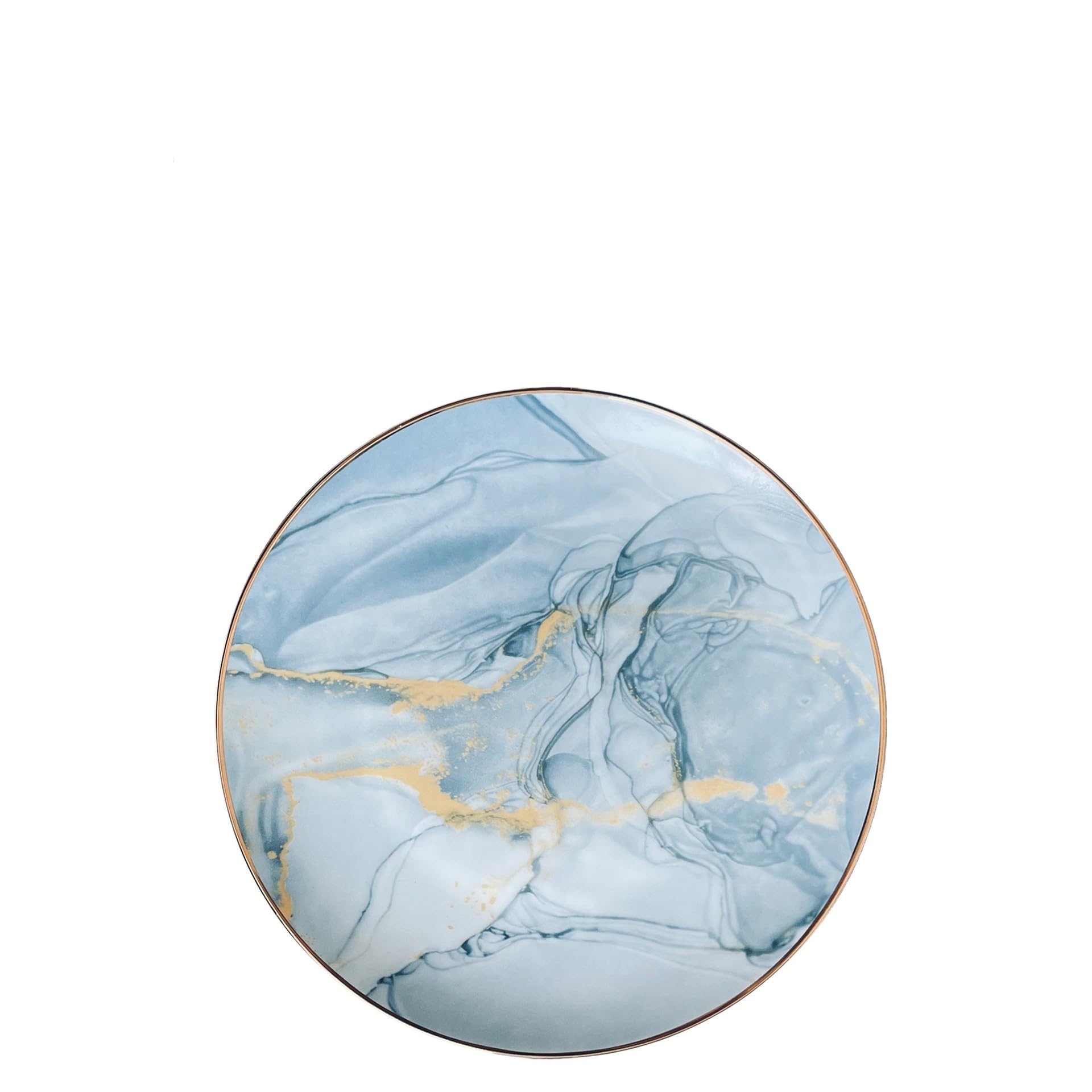 Talerze do makaronu, ceramiczne talerze deserowe zastawa stołowa porcelana kostna zastawa stołowa postmodernistyczny szary ceramiczny talerz obiadowy vintage szary marmur podkładka zestaw