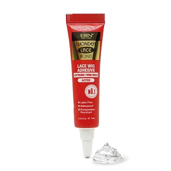 EBIN NEW YORK Wonder Lace Bond Tube, Extreme Firm Wig Glue - 0.23 fl oz