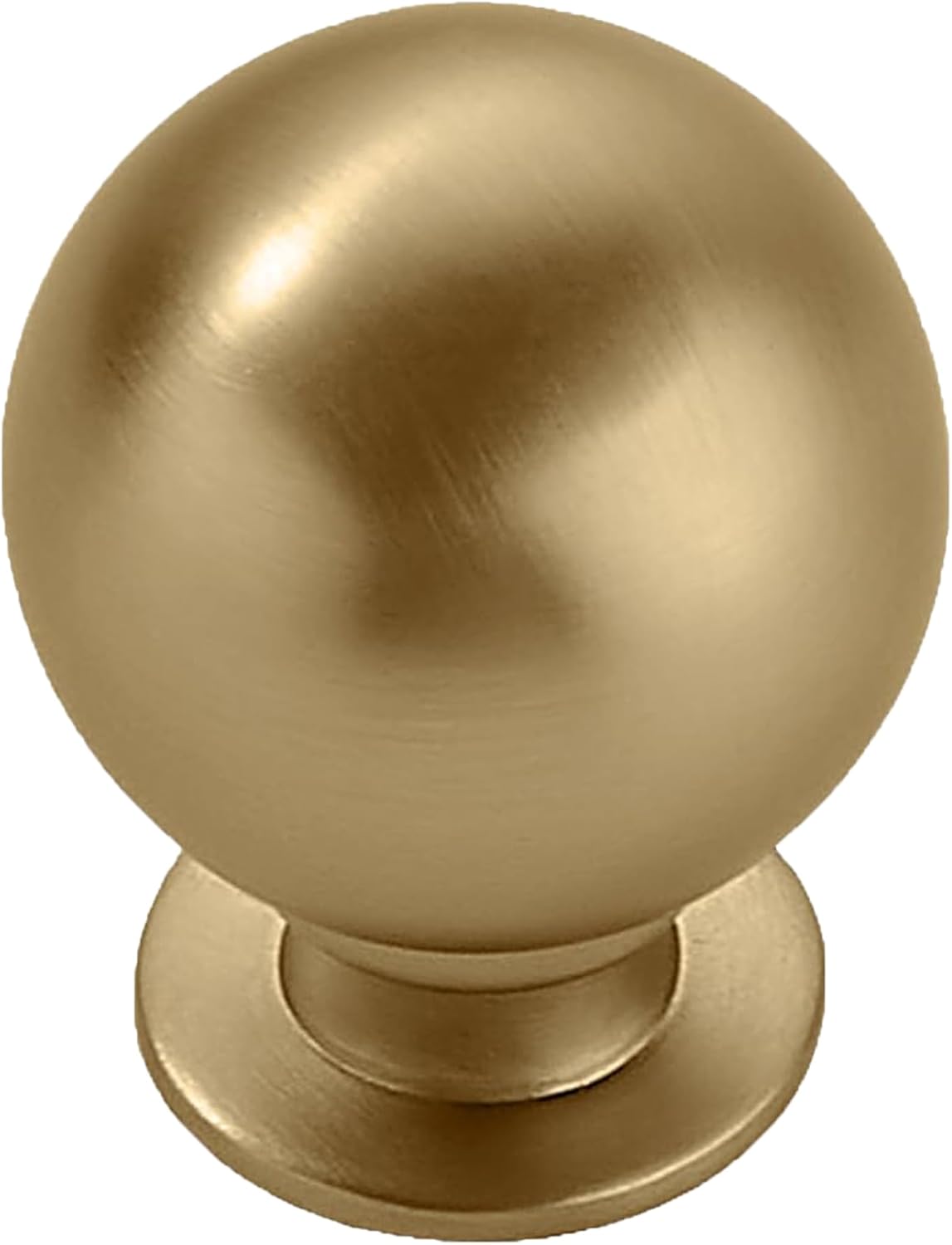 20 Pack Solid Large Champagne Bronze Knob Hardware Kitchen Drawer Pulls for Cabinets, Bathroom Vanity & Wardrobe Large Knob 20-Pack Champagne Bronze