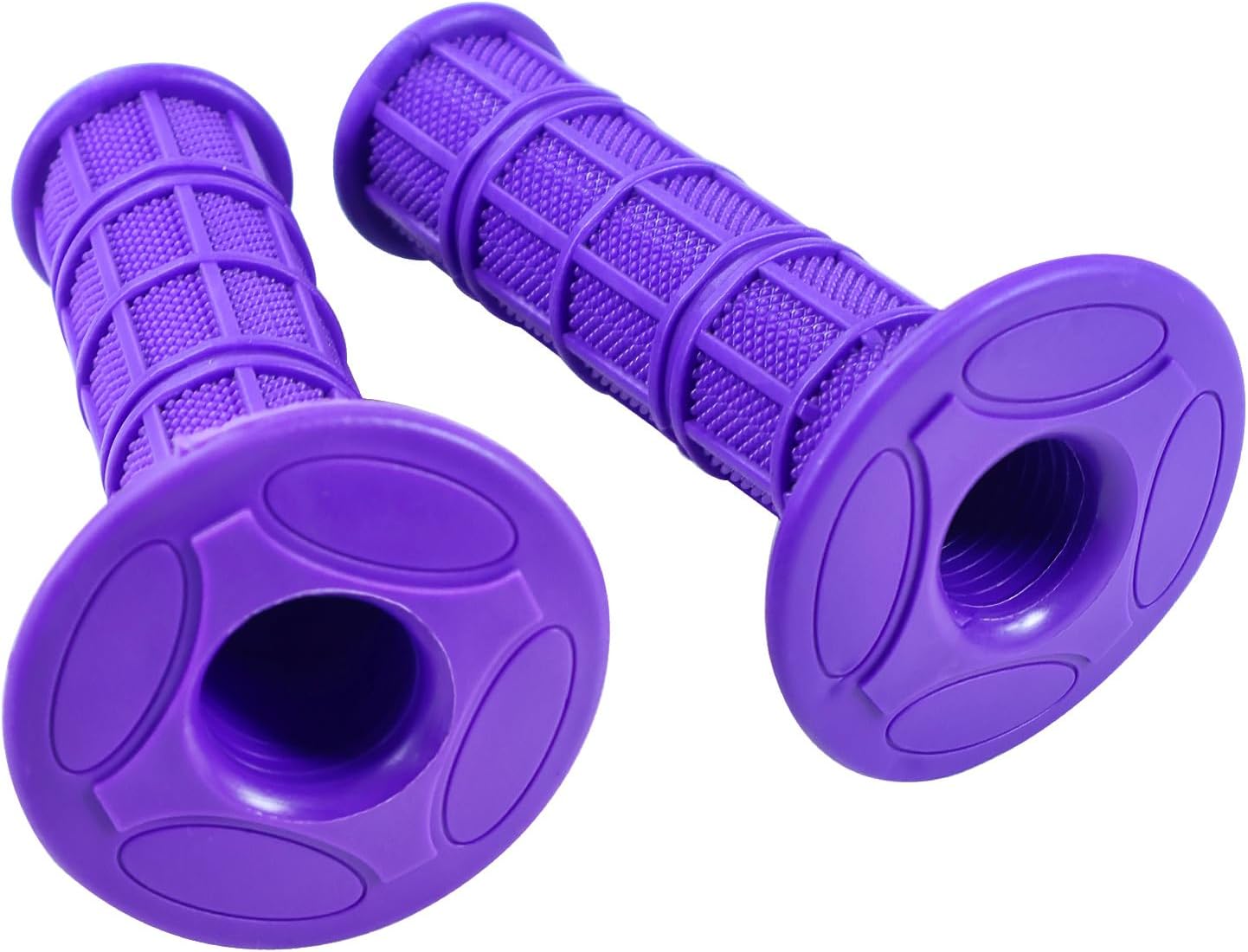 7/8″ Handlebar Grips for 50cc-125cc CRF70 CRF80 TRX450 TTR90 TTR110 TTR125 PW80 RM80 DR650 KLX250 KLX300 KX65 SSR125 Pit Dirt Bike ATV Quad Motocross Motorcycles CT100U CT200U Mini Bike Purple