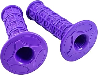 7/8" Handlebar Grips for 50cc-125cc CRF70 CRF80 TRX450 TTR90 TTR110 TTR125 PW80 RM80 DR650 KLX250 KLX300 KX65 SSR125 Pit Dirt Bike ATV Quad Motocross Motorcycles CT100U CT200U Mini Bike