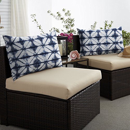 Sorra Home Mozaic Company AMPS116901 Indoor Outdoor SunbrellaLumbar Pillows, Set