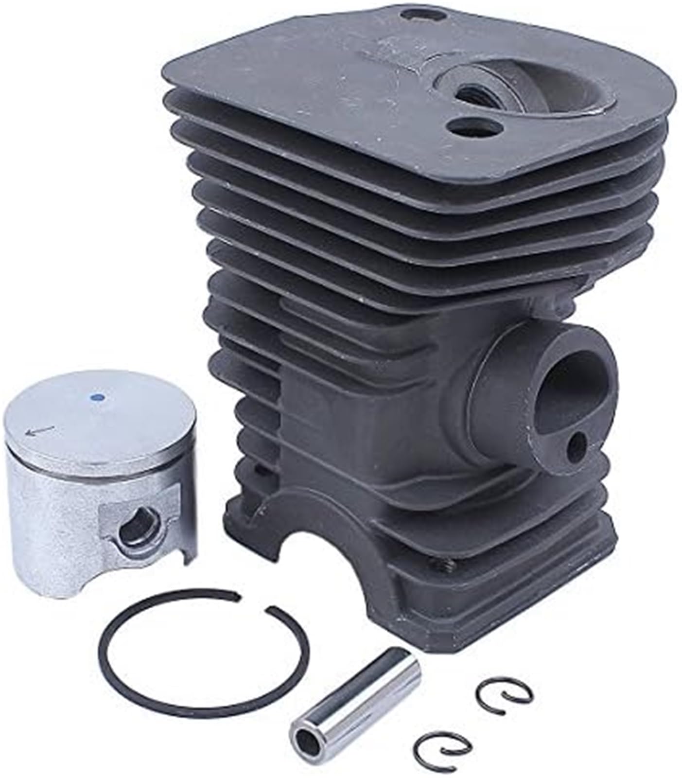Zestaw tłoka cylindra platerowanego Nikasilem (42 MM) z uszczelką, do piły łańcuchowej Husqvarna, 340 345 E 350EPA, JONSERED, CS 2141 2145 2150 Wymiana pierścienia tłokowego kosiarki