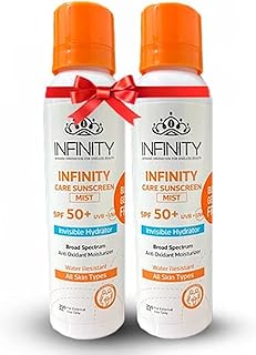 بخاخ واقي من الشمس إنفينيتي 50+ رذاذ 1+1* 200 مل عرض ( )
