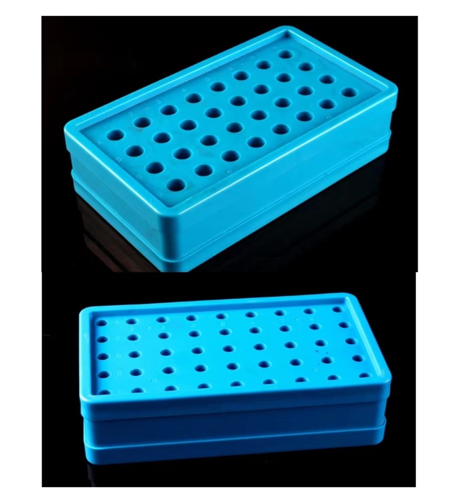 Gradilla Para Tubos De Centrífuga Tubo centrífugo pcr caja de hielo termostato de baja temperatura congelación de plástico 0,2 ml 0,5 ml 1,5 ml 2 ml 96 agujeros | Style4