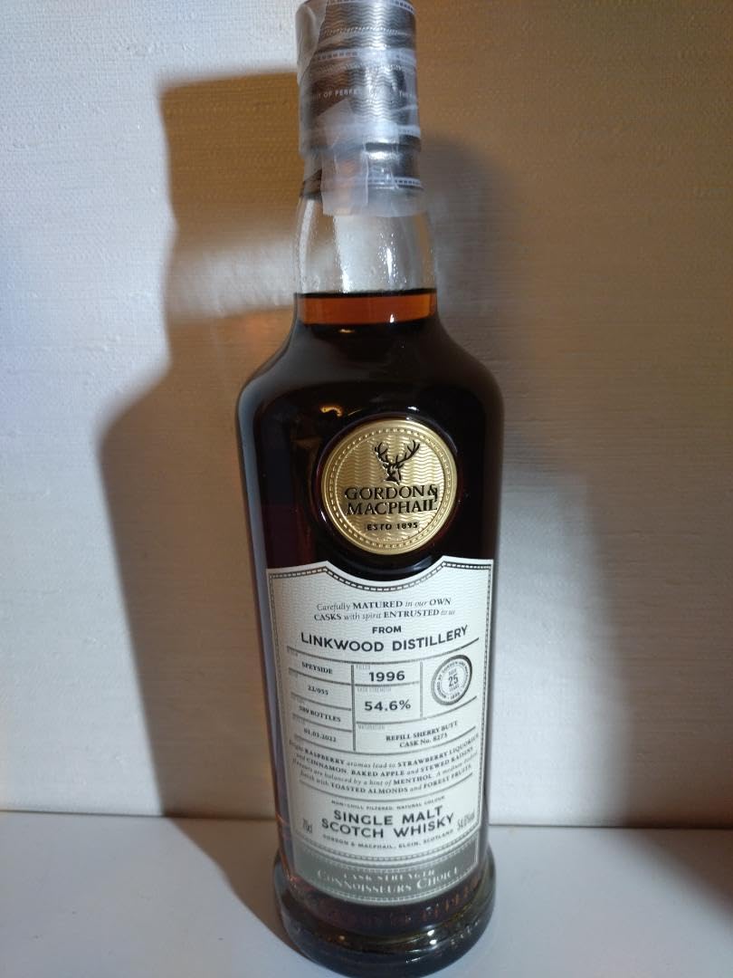 リンクウッド25 コニッサーズチョイス　1996年 ゴードン＆マックファイル リンクウッド25年 / ゴードン&マクファイル 蒸溜所ラベル | BAR鶴亀BASE店