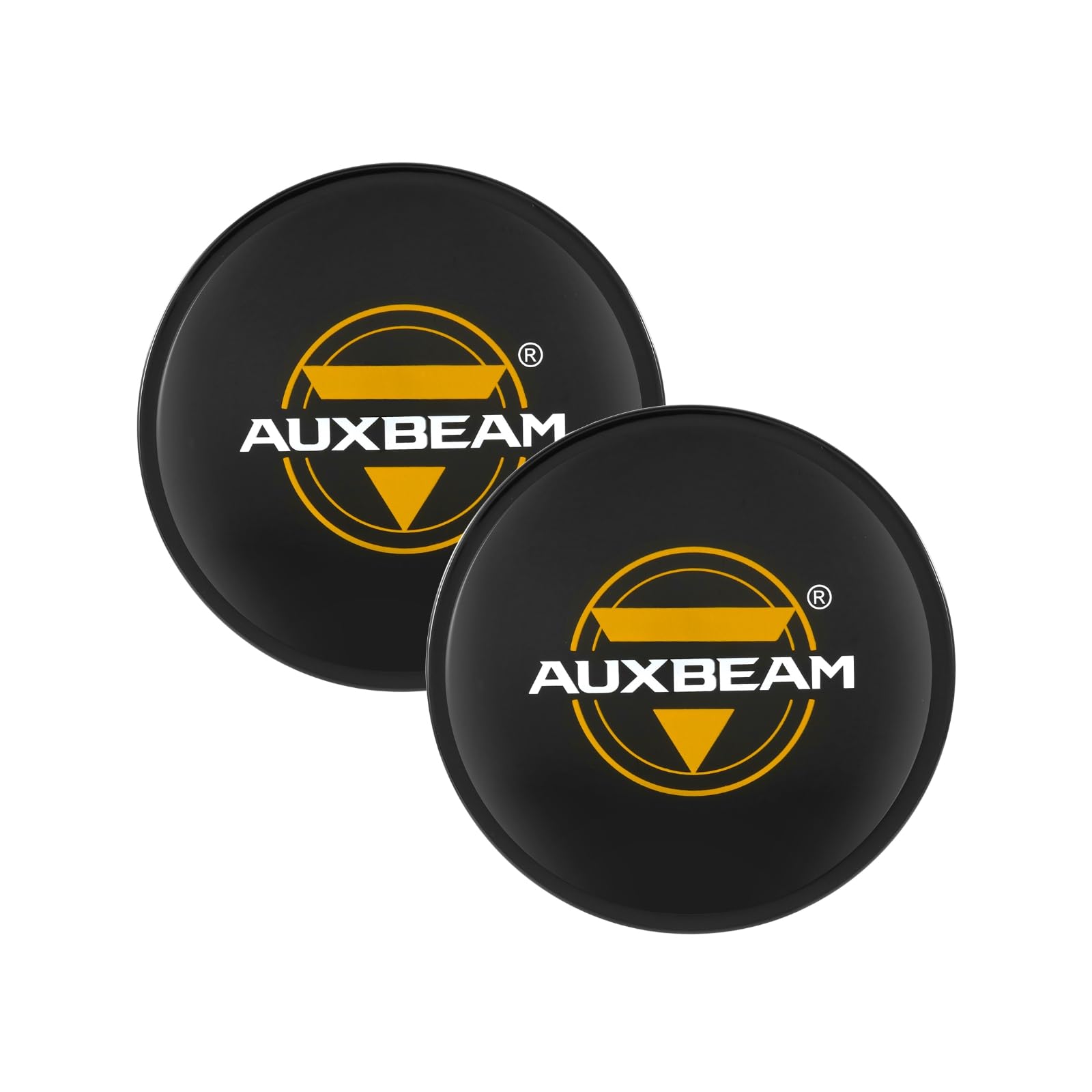 Auxebam 4 inch Pod Light Covers, Black Round Offroad Light Cover Waterproof Polycarbonate Protective Lens for Round LED Pod Lights Driving Fog Light (Fit for ZD000668 ZD000669 ZD000704 ZD000752)