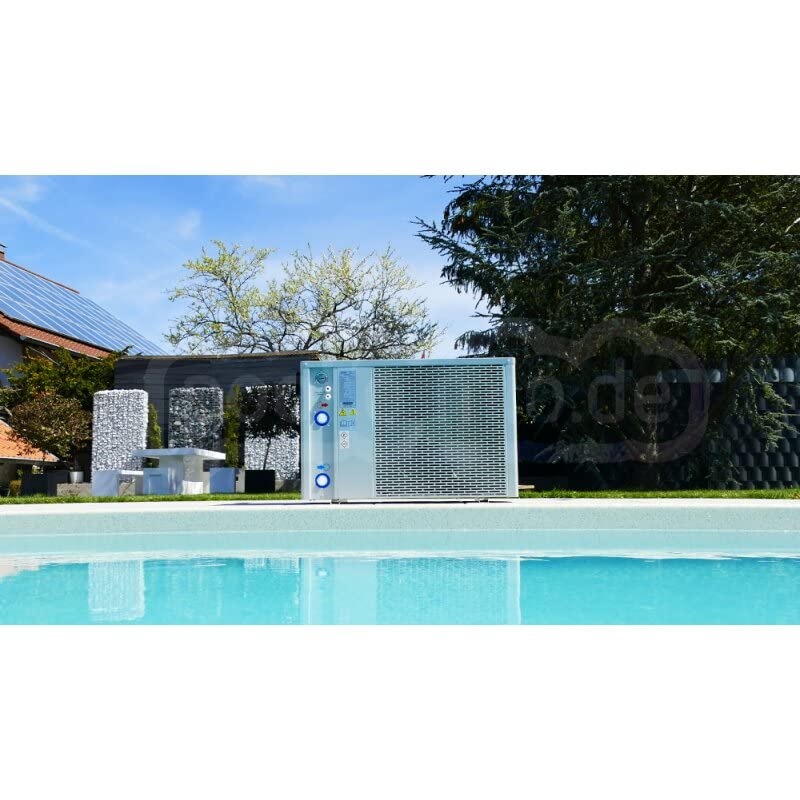 poolomio® EcoSpec13 Full Inverter Pompe à chaleur pour piscines jusqu'à 45 m³ – Chauffage silencieux et efficace – Puissance de chauffage jusqu'à 12,9 kW – Contrôlable par application via module WiFi