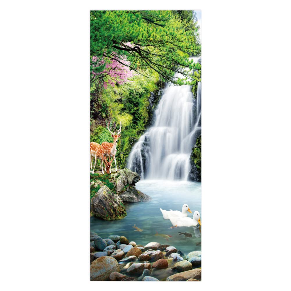 StickerProfis Deurbehang zelfklevend deurposter - KASSETTEN DEUR - 3D deursticker deurfolie