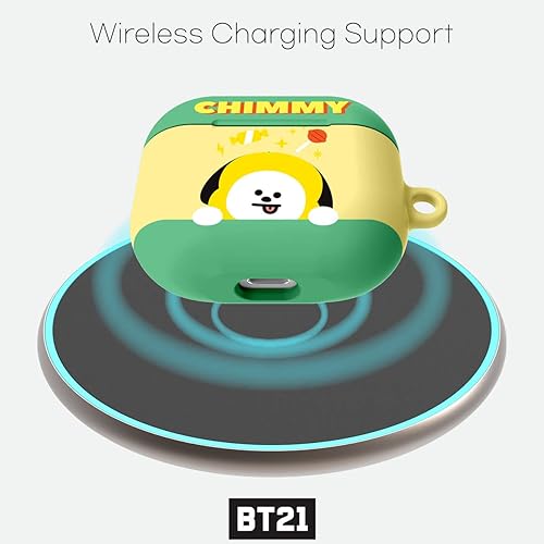 Miniatura 5 de BT21 Producto oficial para Airpods 3 generación Funda rígida protectora con llavero para Airpods 3 - CHIMMY