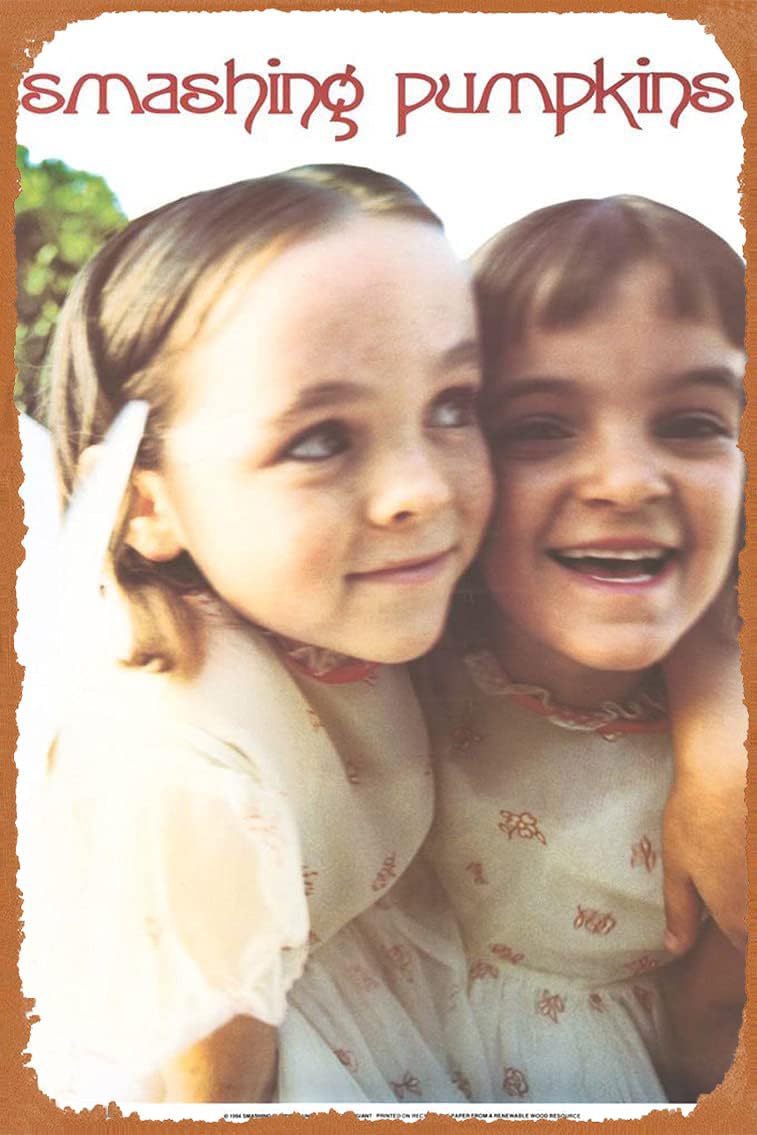 Music Metal Posters Smashing Pumpkins Siamese Dream Tin Metal Sign 8" X 12"