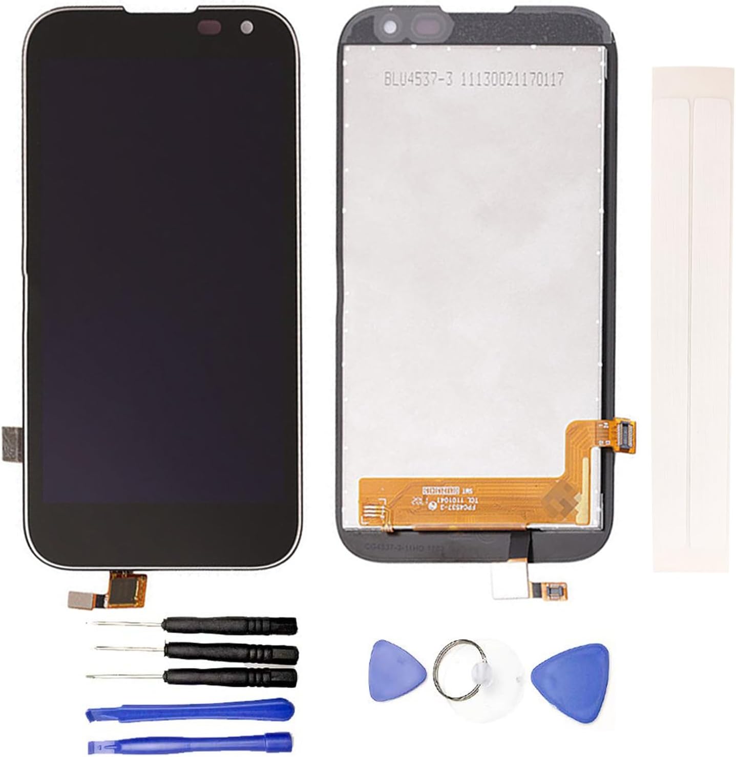 LCD Display & Replacement Touch Screen Digitizer Assembly with Free Tools for L-G K Series K3 2017 US110 Black