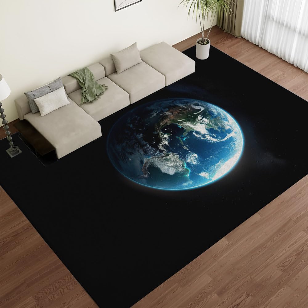 Tapis vintage lavable 80 x 120 cm tapis de couloir doux antidérapant noir