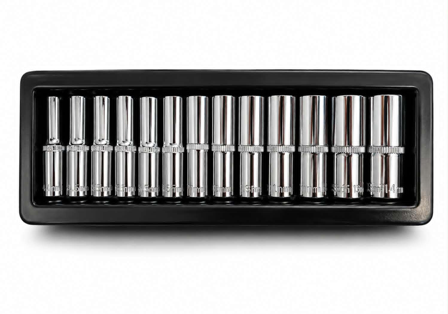 Total Abrasives - E2434-13 Piece 1/4" Socket Set