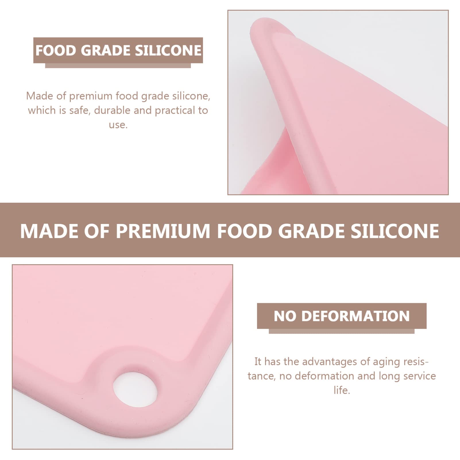 BESTonZON Tappetino da Cucina in Silicone Antiscivolo per Impasto e Pasta, Tappetino per Lavorazione della Pasta Non Aderente