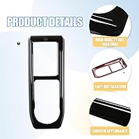 Vista 6 de LLKUANG Cubierta de marco de panel de engranajes de consola central compatible con Toyota Tacoma 2016-2023, panel de cambio de marchas de automóvil