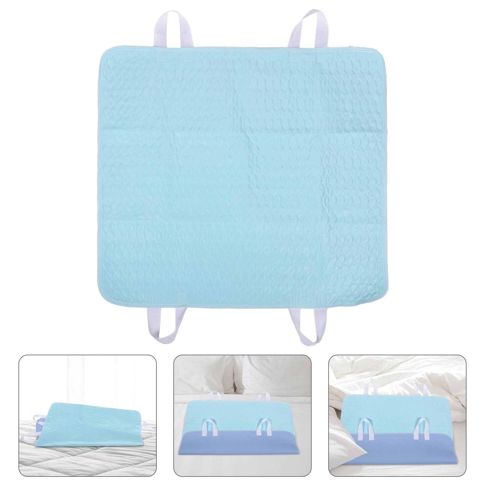 Empapadores de Cama Reutilizables de Poliéster Impermeables Ancianos, Absorbentes y Preventivos para Cuidado Domiciliario