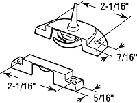 Vista 2 de Prime-Line Products, F 2588, traba de seguridad para ventana con guardián., F 2763