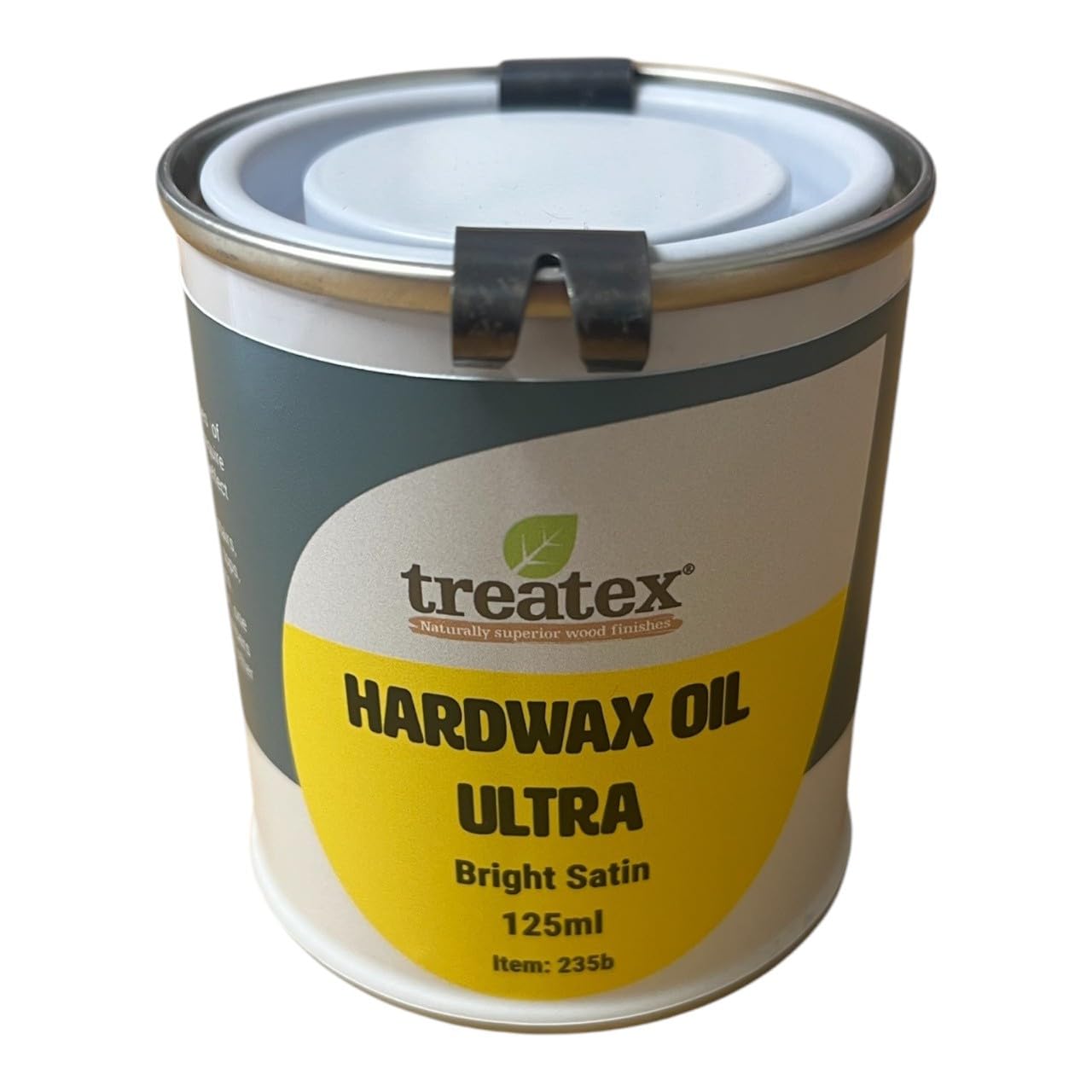Treatex Hardwax Oil Ultra - Clear Bright Satin 235b 125ml Tin